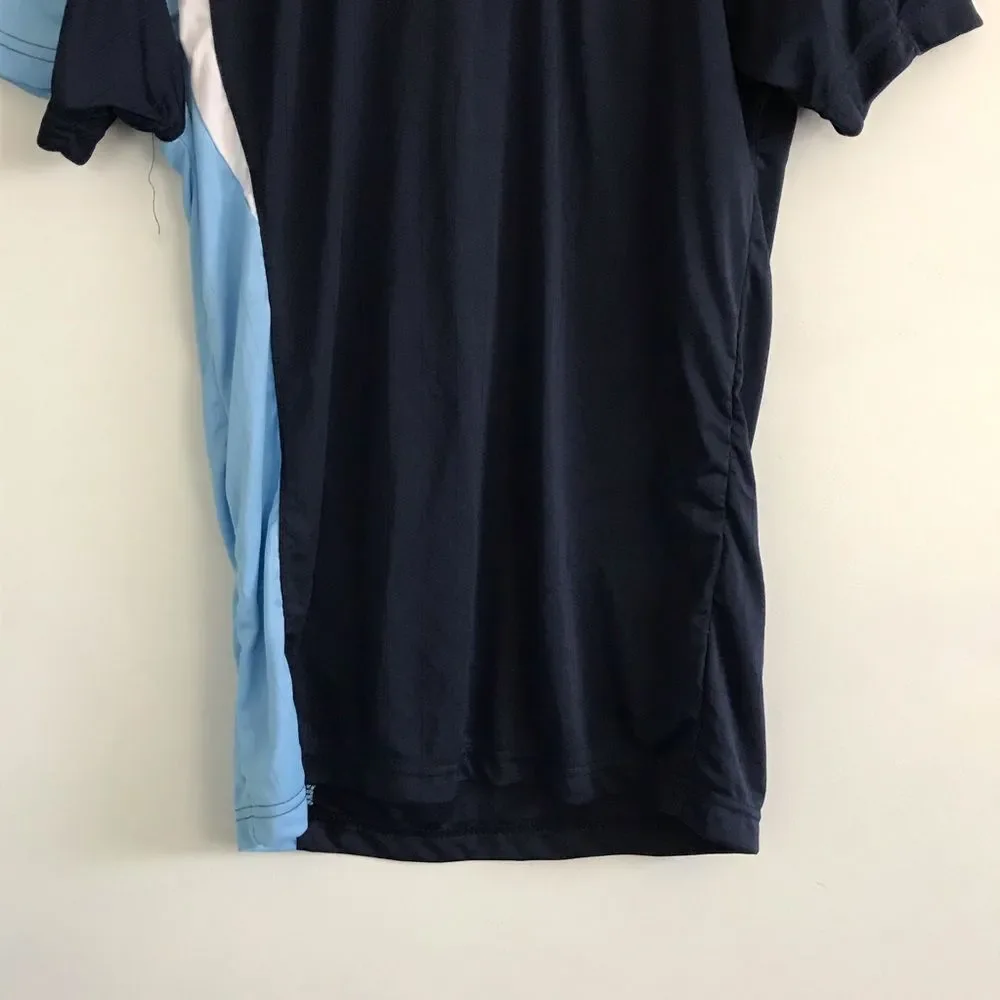 NWT Givova Sz Medium Mens Soccer Jersey Navy Blue Shirt Tee Tshirt V Neck